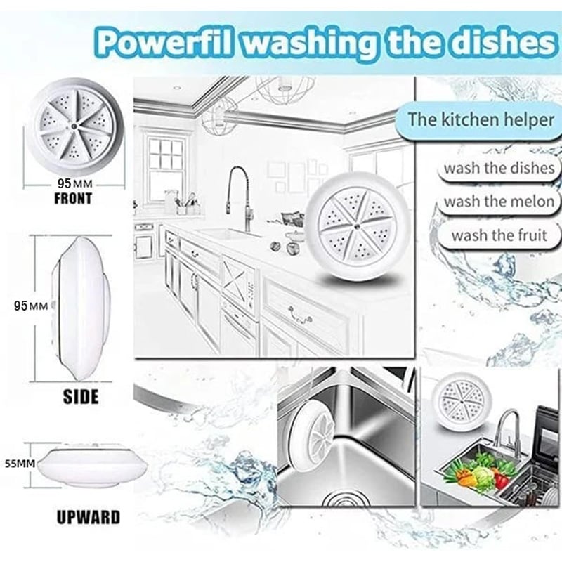 ⏰Limited Sale - 50% OFF🔥Mini Washing Machine And Dishwasher