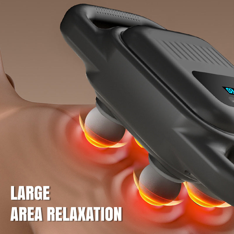 🏋️♂️4-Head Fascial Gun Massage Apparatus