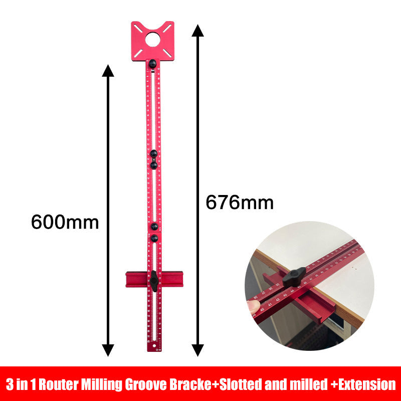 🔥HOT SALE - 50% OFF🔥3 in 1 Router Milling Groove Bracke