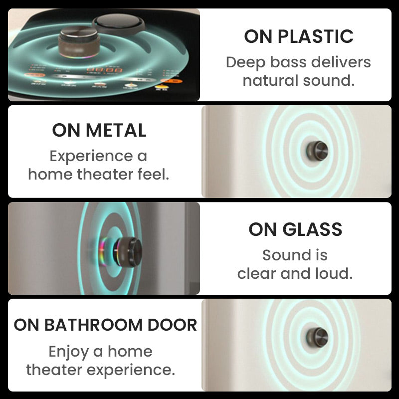 Portable Magnetic Bone Transmission Bluetooth Speaker