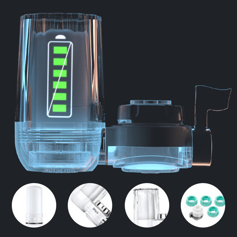 🚰 Smart Faucet-Mount Filter - Crystal Water On Tap Instantly! 💦