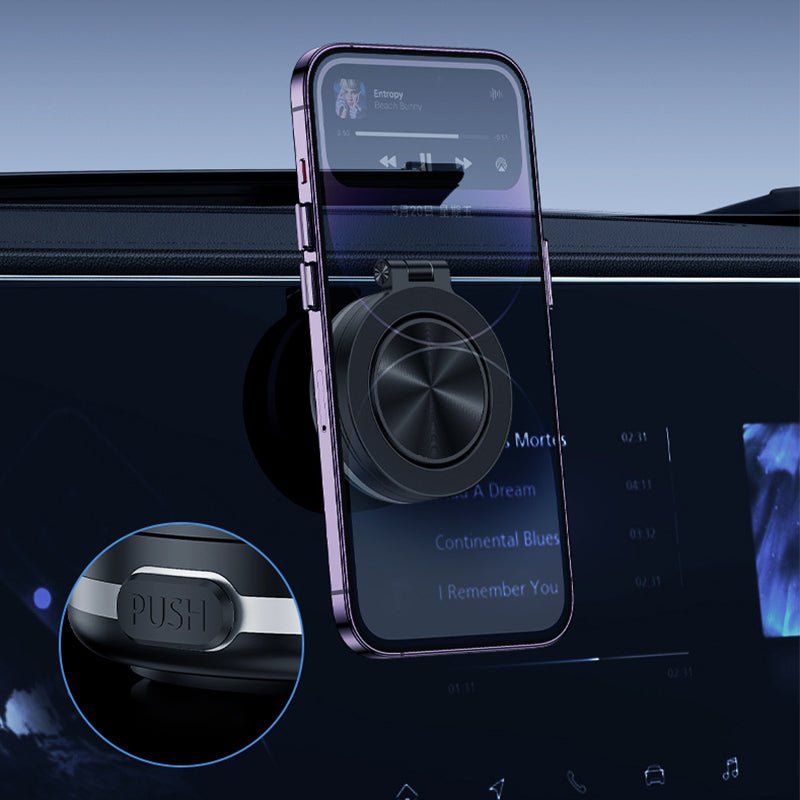 🔥HOT SALE🔥Magnetic Vehicle-Mounted Phone Holder with Vacuum Adsorption
