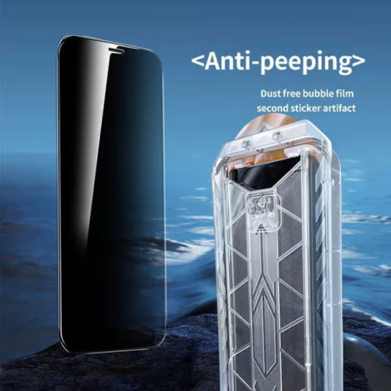 š„Hot Sale - BUY 1 GET 1 FREEš„ Shock-Resistant Dust-Proof Anti-Fingerprint Screen Protector Set