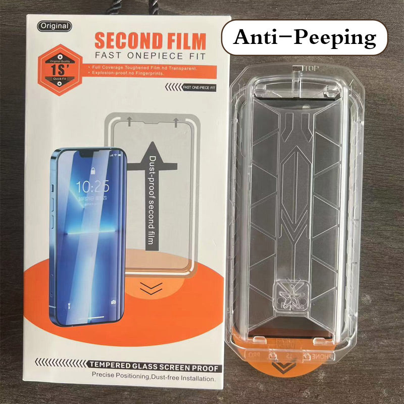 š„Hot Sale - BUY 1 GET 1 FREEš„ Shock-Resistant Dust-Proof Anti-Fingerprint Screen Protector Set