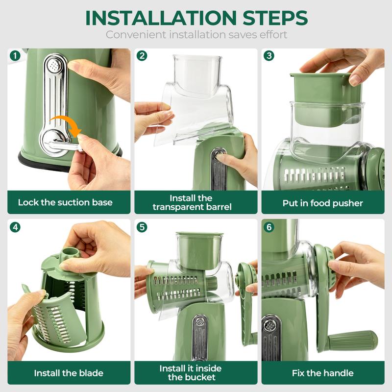 🧀5-in-1 Household Multifunctional Storm Vegetable Cutterv