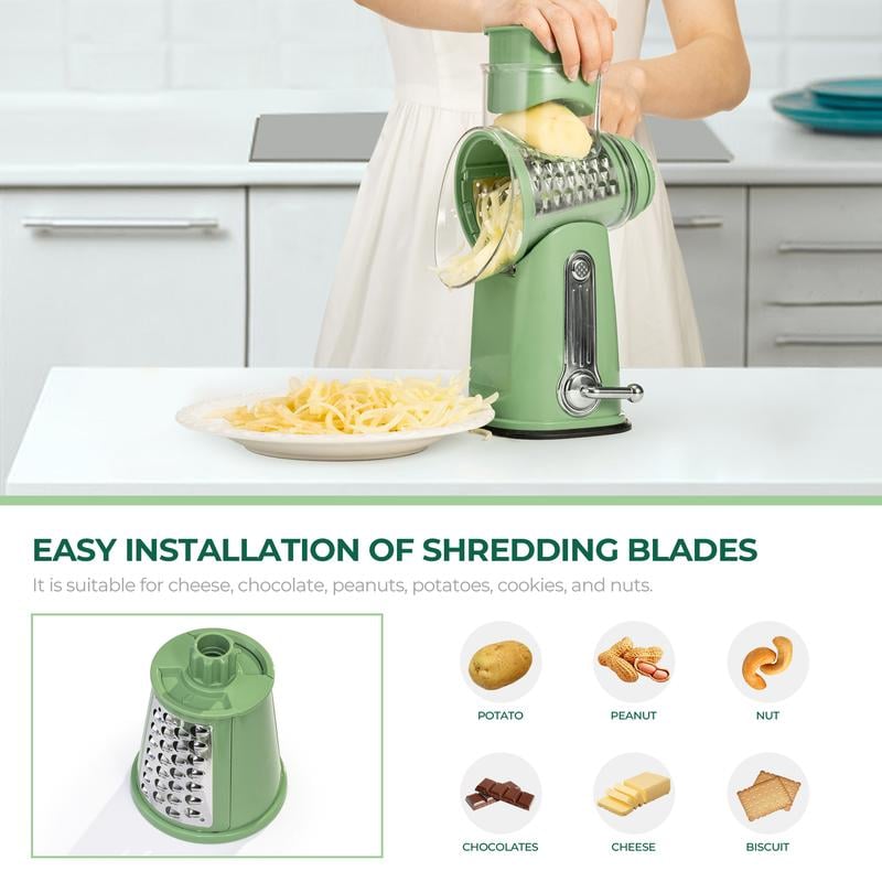 🧀5-in-1 Household Multifunctional Storm Vegetable Cutterv