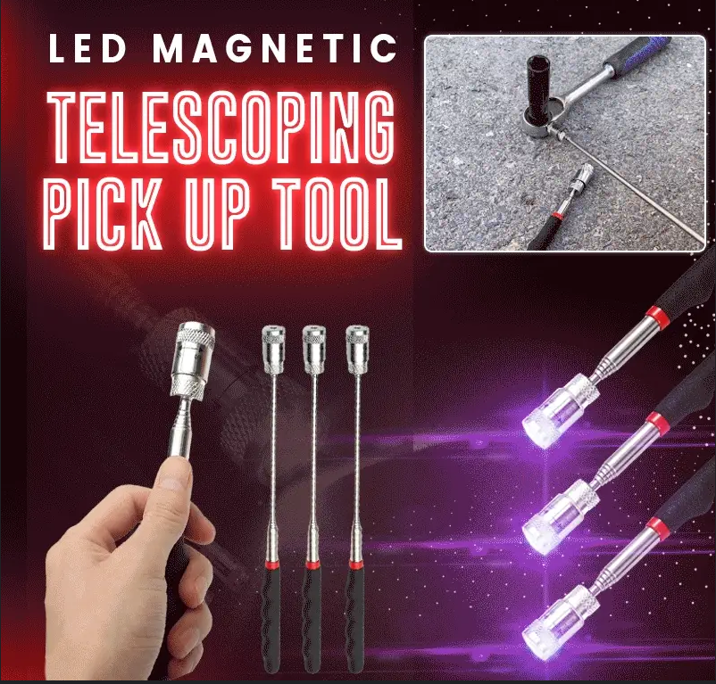 🔥Hot Sale Special 50% OFF🔥LED Retractable Magnetic Pickup