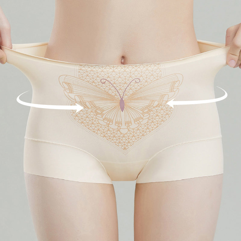 High-Waisted Anti-Roll Shaping Panties