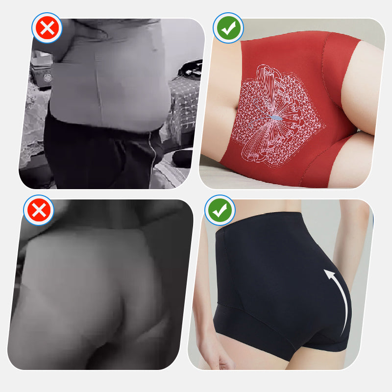 High-Waisted Anti-Roll Shaping Panties