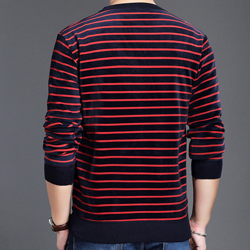 š„60%OFF Christmas Saleš„Men's Warm Striped Cozy Fashion Sweater - Buy 2 Get Free Shipping