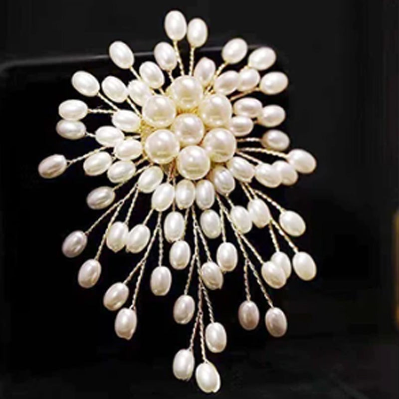 🎁2025 NEW! 🔥Women's High-end Exquisite Handmade Pearl Brooch