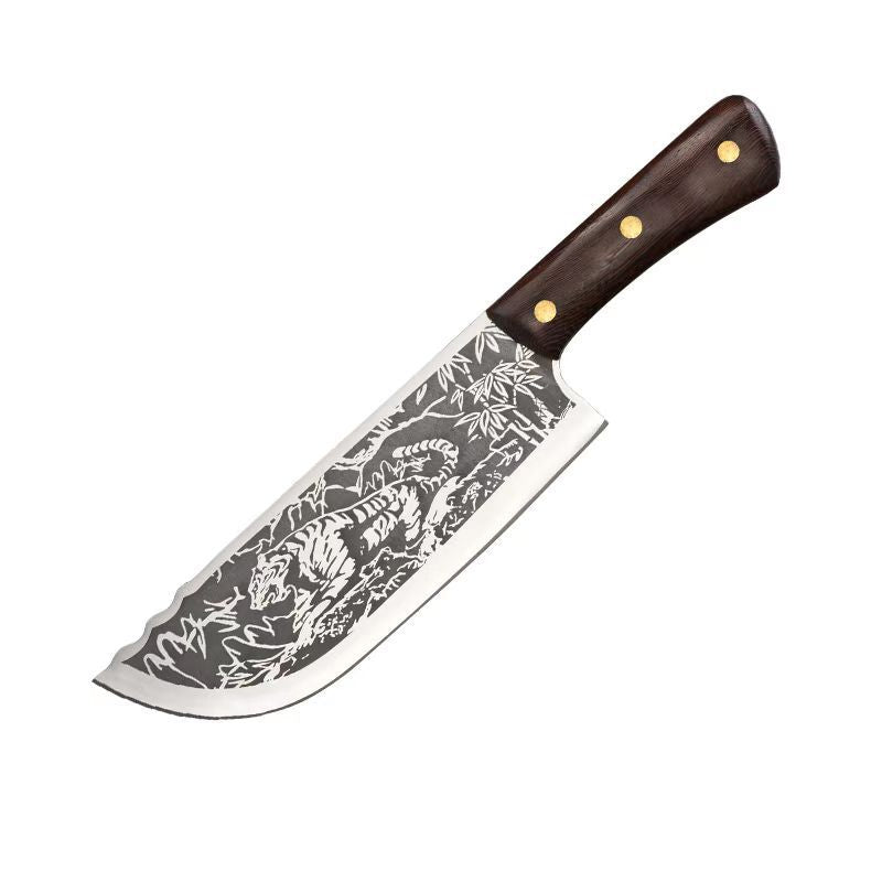 🔥Durable Sharp Tiger Pattern Stainless Steel Knife🔥