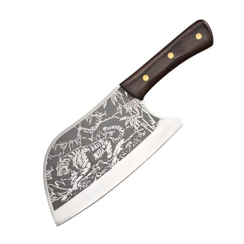 🔥Durable Sharp Tiger Pattern Stainless Steel Knife🔥