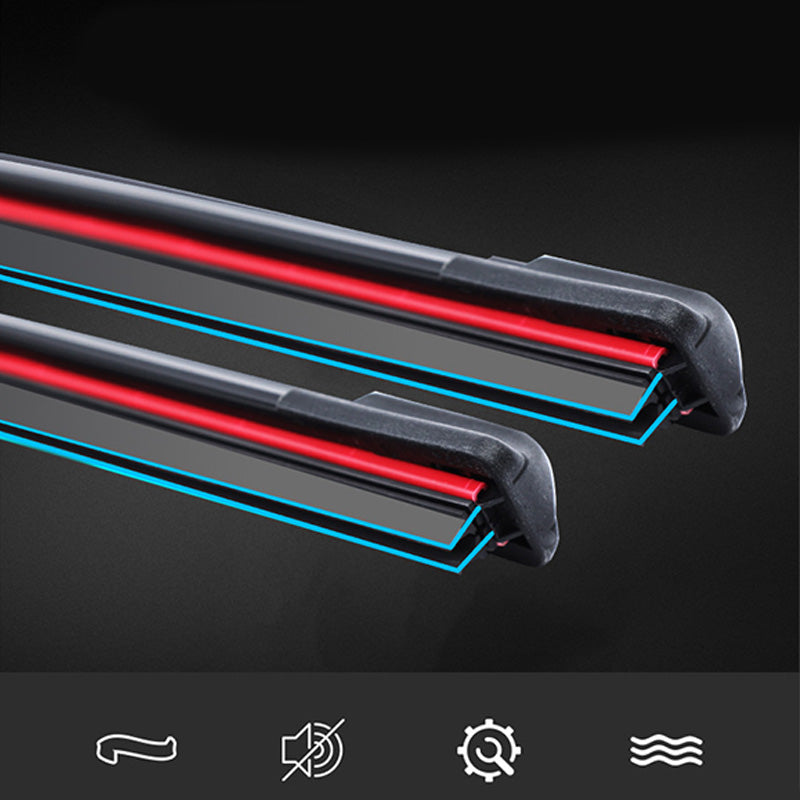 ๐ง๏ธ๐ 4-Layer Silent Windshield Wipers! Whisper-Quiet Wiping, Zero Visibility Blind Spots in the Rain ๐