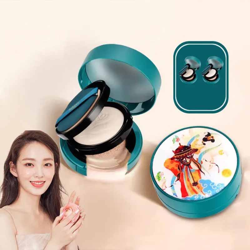 🔥Hot Sale🔥2-in-1 Double Layer Powder Foundation & Cushion Foundation