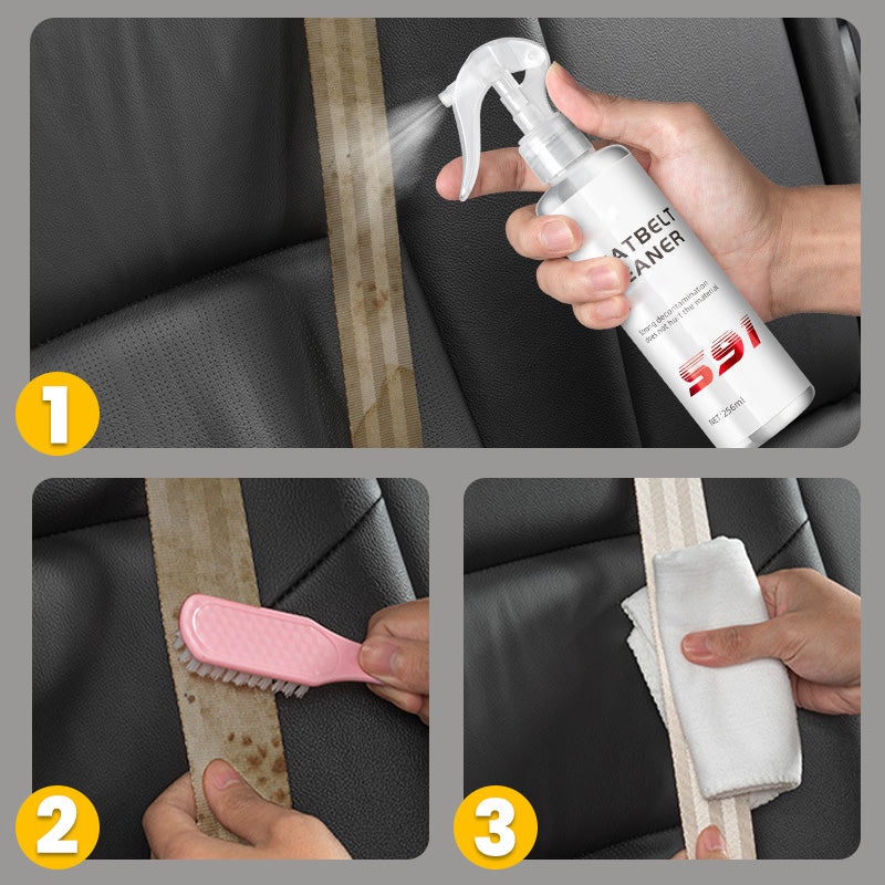 🔥Car Interior & Seat Belt Cleaner Spray