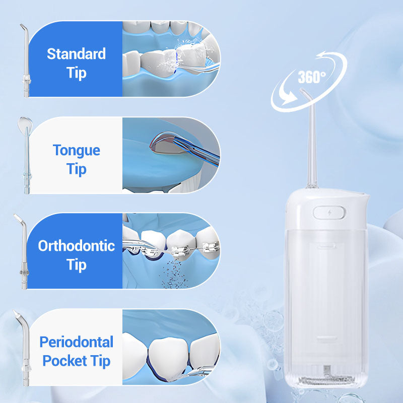 šChristmas Hot SalešCordless Water Dental Flosser