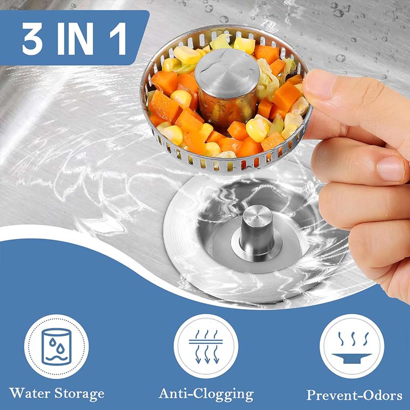 šHot Saleš„Kitchen Sink Drain Strainer & Stopper