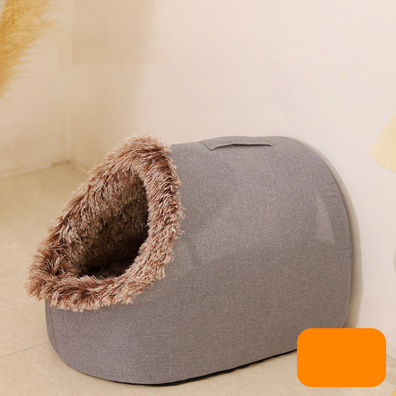 💥60% OFF 🐾OFFWinter Warm Pet Cave Bed