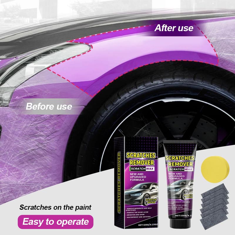 🚗Car Scratch Remover Wax with Nano Cloth✨