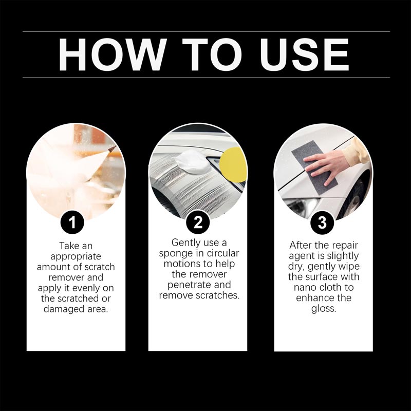 🚗Car Scratch Remover Wax with Nano Cloth✨