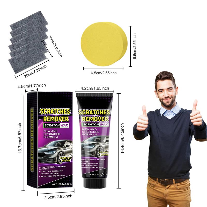 🚗Car Scratch Remover Wax with Nano Cloth✨