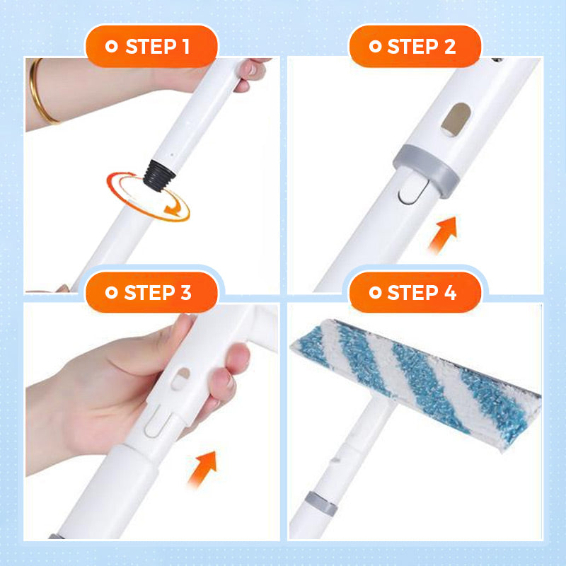 3-in-1 Double-Sided Spray Expansion Window Cleaner