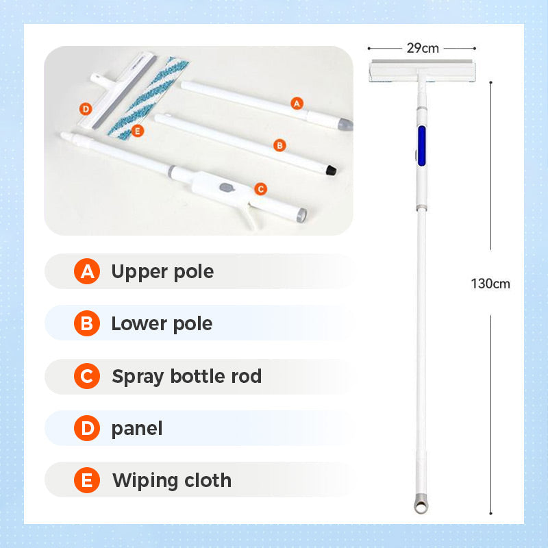 3-in-1 Double-Sided Spray Expansion Window Cleaner