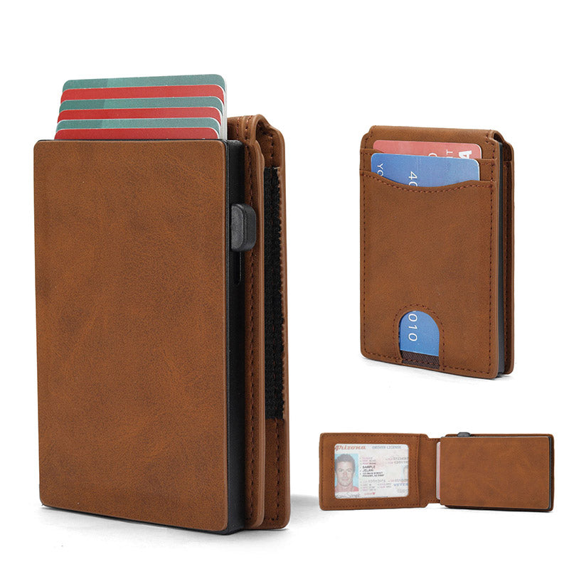 🎁Hot Sale🔥PU Leather Money Clip with RFID Blocking