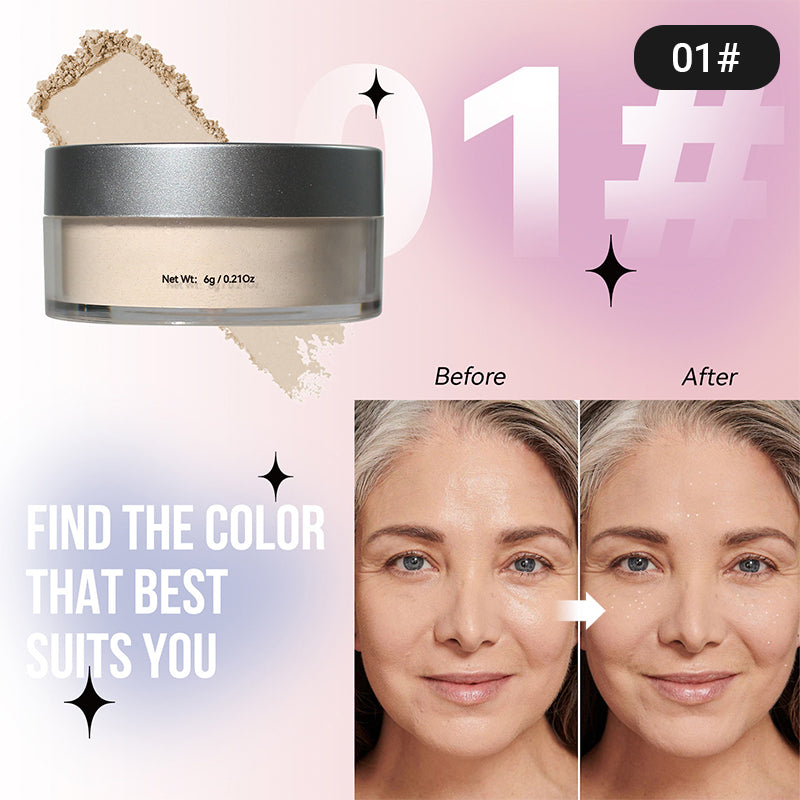 💕Hot Sale💕Oil Control Setting Pearlized Loose Powder