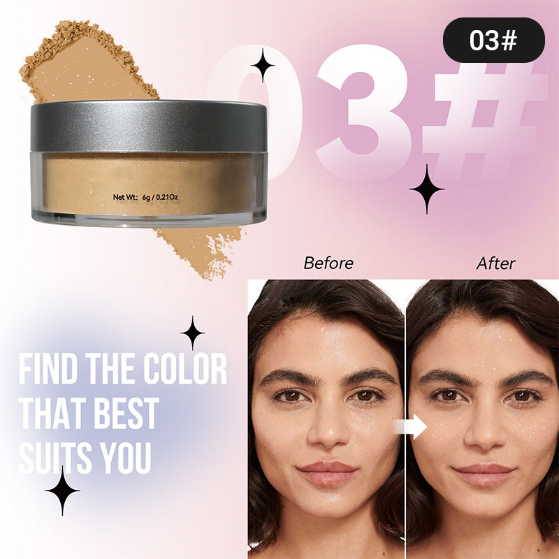 💕Hot Sale💕Oil Control Setting Pearlized Loose Powder