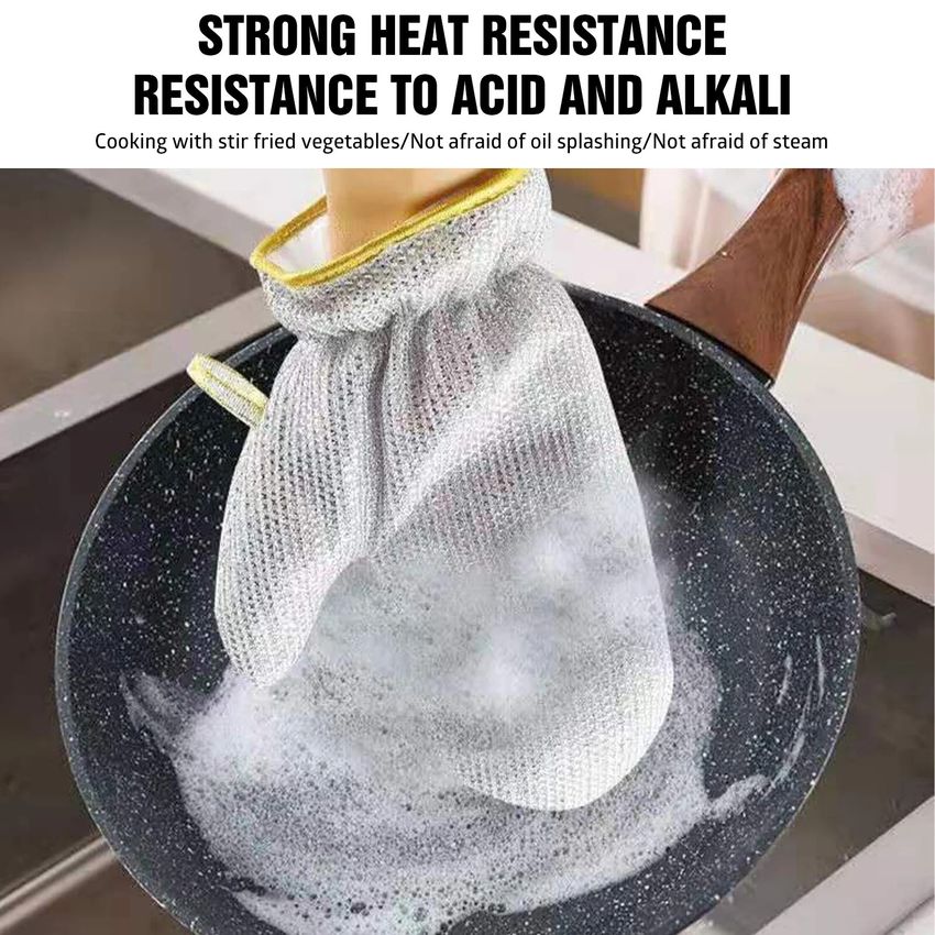 đ„2025 NEW SALES - 50% OFFđ„Kitchen Essentialsâ Dishwashing Wire Glovesâš
