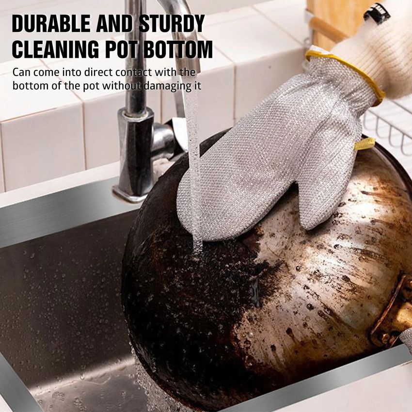 đ„2025 NEW SALES - 50% OFFđ„Kitchen Essentialsâ Dishwashing Wire Glovesâš
