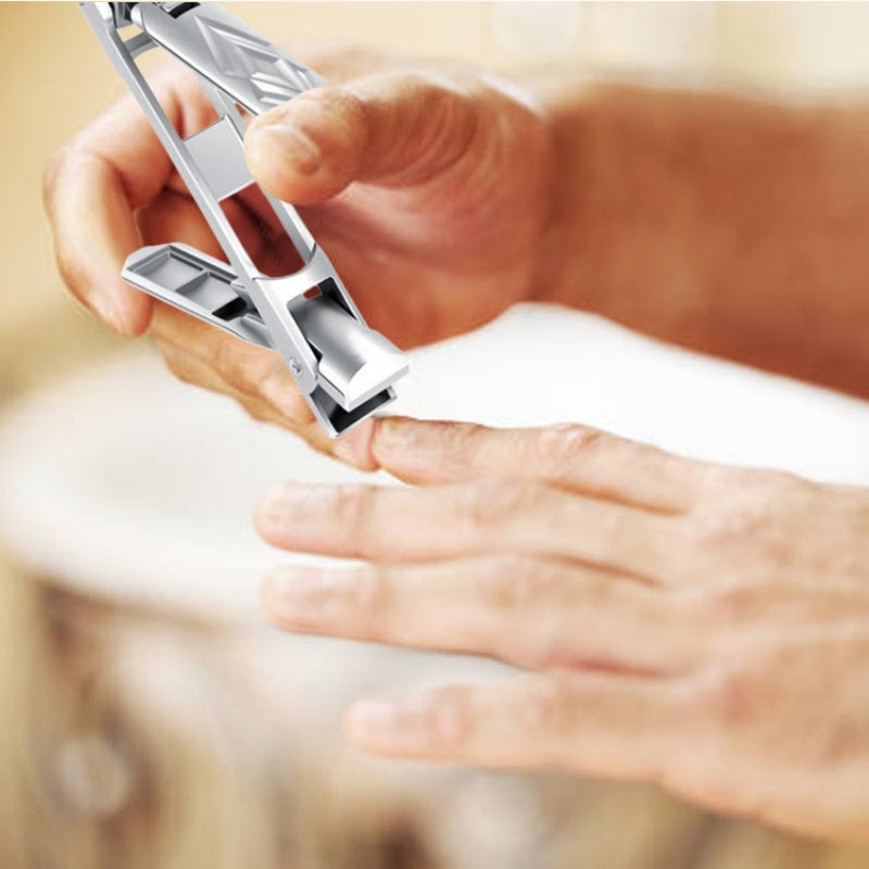 š„2025 HOT SALEš„Portable Double-Head Nail Clippers with Wide Opening