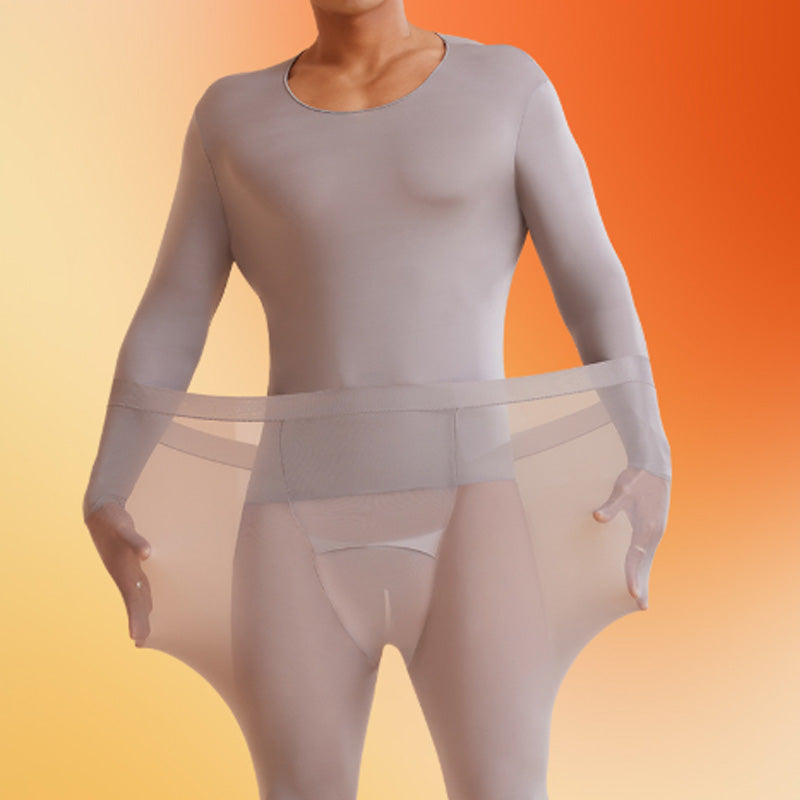 š„2025 HOT SALEš„Men's Ultra-Thin Skin Friendly 2-Piece Bottoming Set