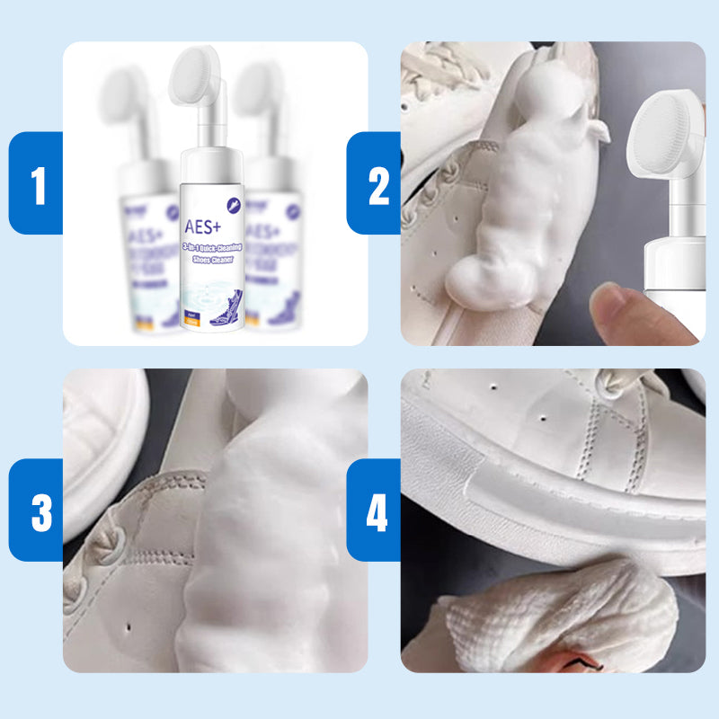 š„HOT SALEš„3-in-1 Quick-Cleaning Shoes Cleaner