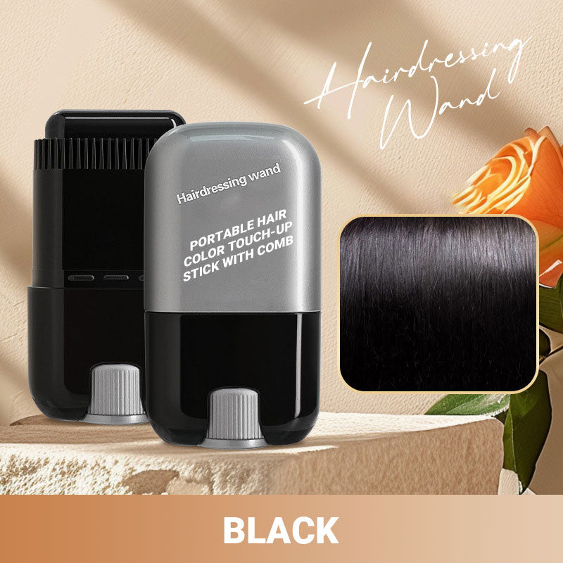 🔥Hot Sale 49% Off🔥✨ Portable Hair Color Touch-Up Stick with Built-In Comb – Quick & Easy Coverage!