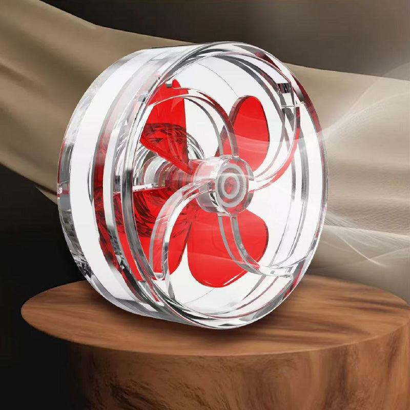 🐟Auto-Rotating 4-Blade Fan Kit for Fish Tank Outlet
