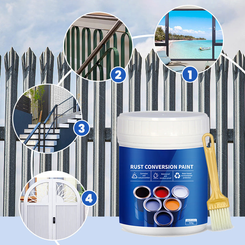 đĽHot Sale 50% OFFđĽWeatherproof Rust Converter Paint for Metal