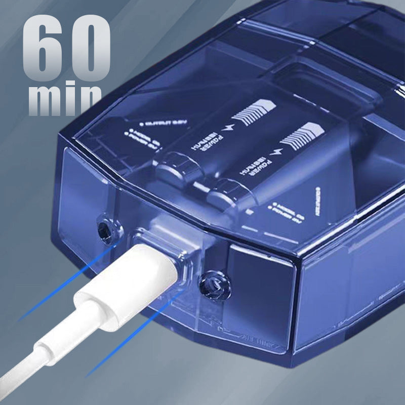 šHOT SALEš„Transparent Mini Electric Shaver with Low Noise