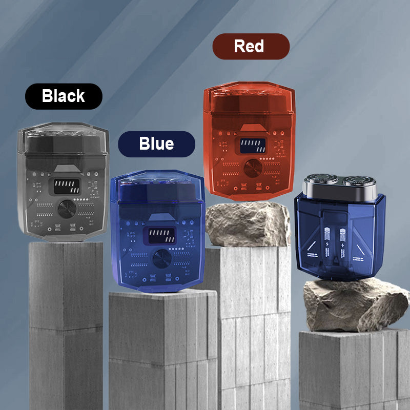 šHOT SALEš„Transparent Mini Electric Shaver with Low Noise