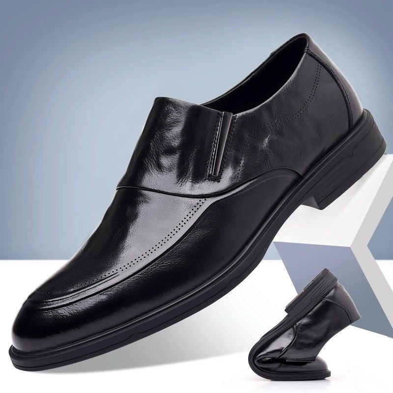 🎁Men's Business Casual Slip-On PU Leather Shoes👞
