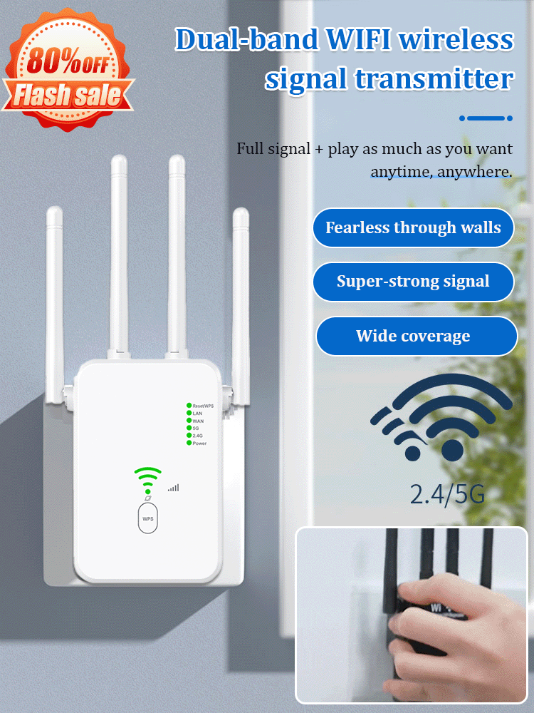 š„2025 HOT SALEš„Dual-band WiFi wireless signal device