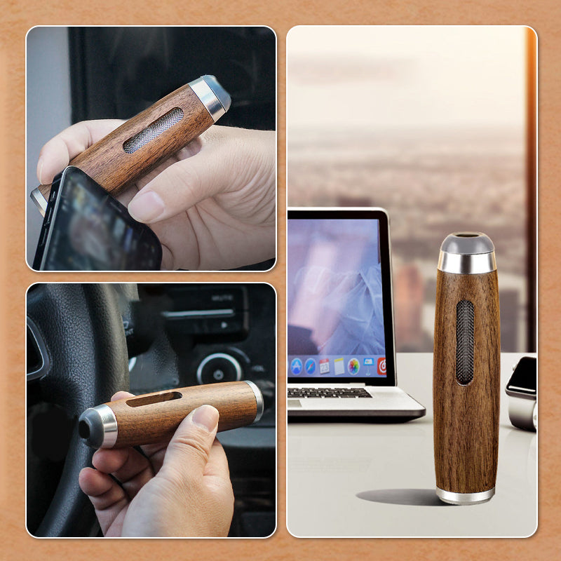 🔥2025 HOT SALE🔥Wooden Handheld Anti Soot-Flying Car Cigarette Holder