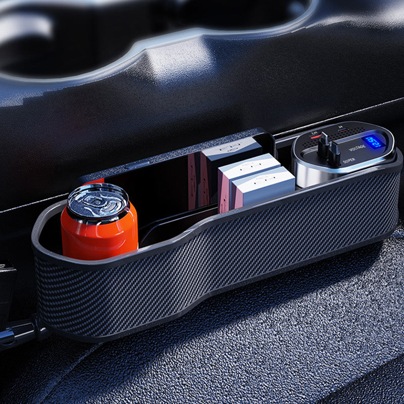 š„2025 New Arrivalš„ Car Seat Gap Filler with Fast Charging & Storage