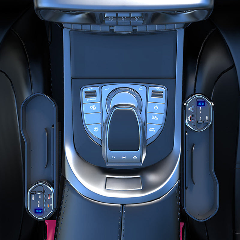 š„2025 New Arrivalš„ Car Seat Gap Filler with Fast Charging & Storage