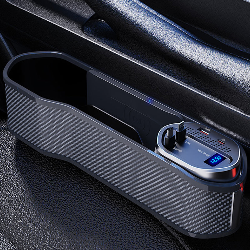 š„2025 New Arrivalš„ Car Seat Gap Filler with Fast Charging & Storage