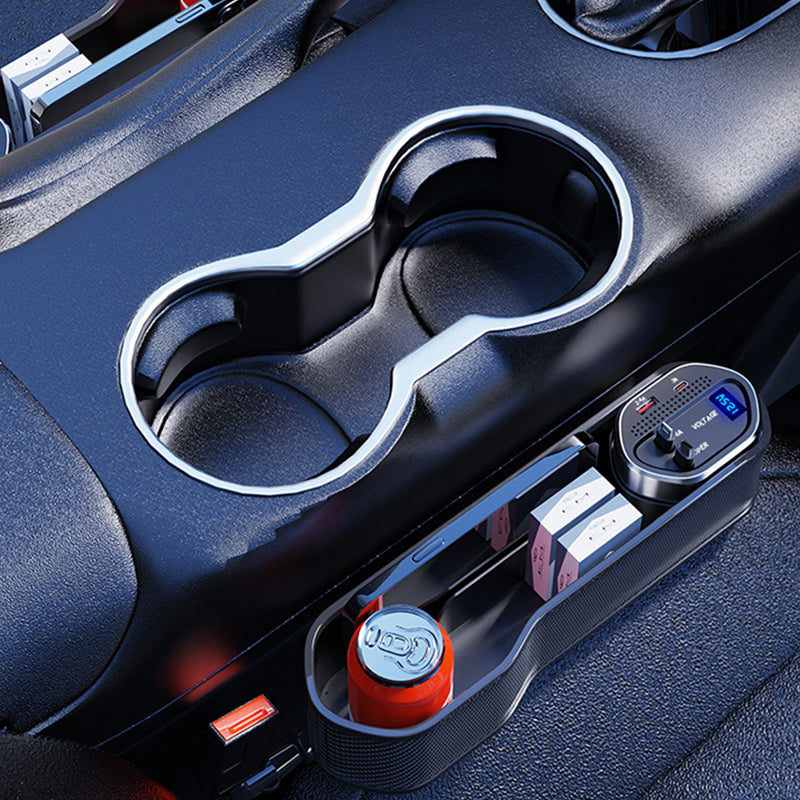 š„2025 New Arrivalš„ Car Seat Gap Filler with Fast Charging & Storage