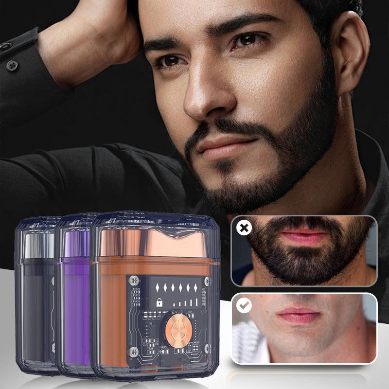 🎁HOT SALE - 50% OFF🔥Futuristic Transparent Mini Electric Smooth Shaver