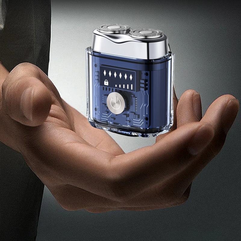 🎁HOT SALE - 50% OFF🔥Futuristic Transparent Mini Electric Smooth Shaver